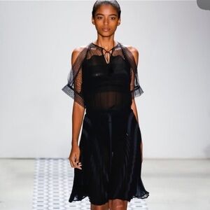 Ohne Titel Elegant Black Sheer Dress Small Excellent